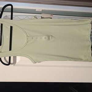 SO BRAND WOMENS LIGHT GREEN SUMMER TANK TOP SIZE MEDIUM